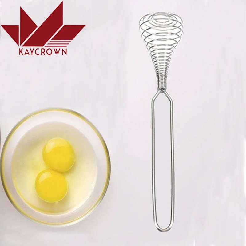 New Stainless Steel Egg Beaters Whisk Stirrer Coffee Milk Mixing Mixer