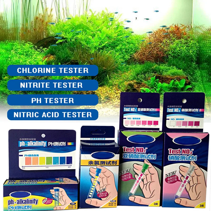 

Aquarium Test PH Chemical Reagents Accuracy Fish Tank Testing Nitrite Ion Aquaculture Drop Shipping