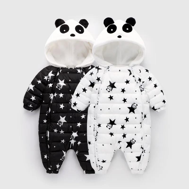 Winter Baby Rompers Jumpsuits Warm Children Clothes Jumpsuit 3-24Mouth Panda Newborn Girl Boy Down Cotton Snowsuit One Piece Winter Baby Rompers Jumpsuits Warm Children Clothes Jumpsuit 3-24Mouth Panda Newborn Girl Boy Down Cotton Snowsuit One Piece