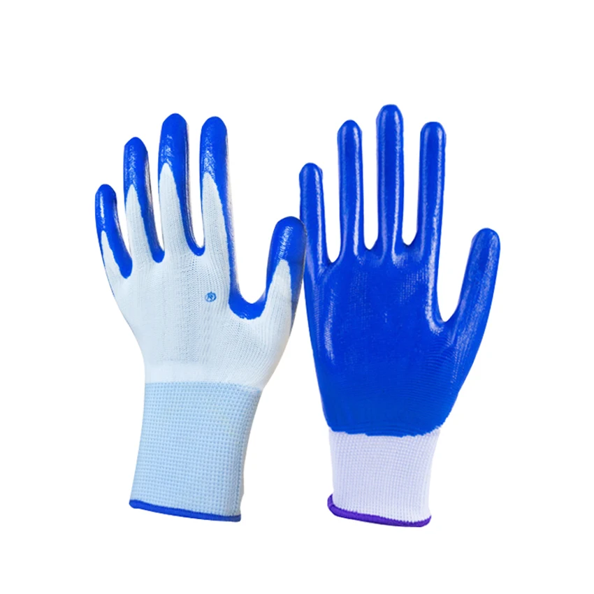 

1Pair Hot Sale Nitrile Coated Working Gloves For Driver Worker Builders Gardening Protective Gloves