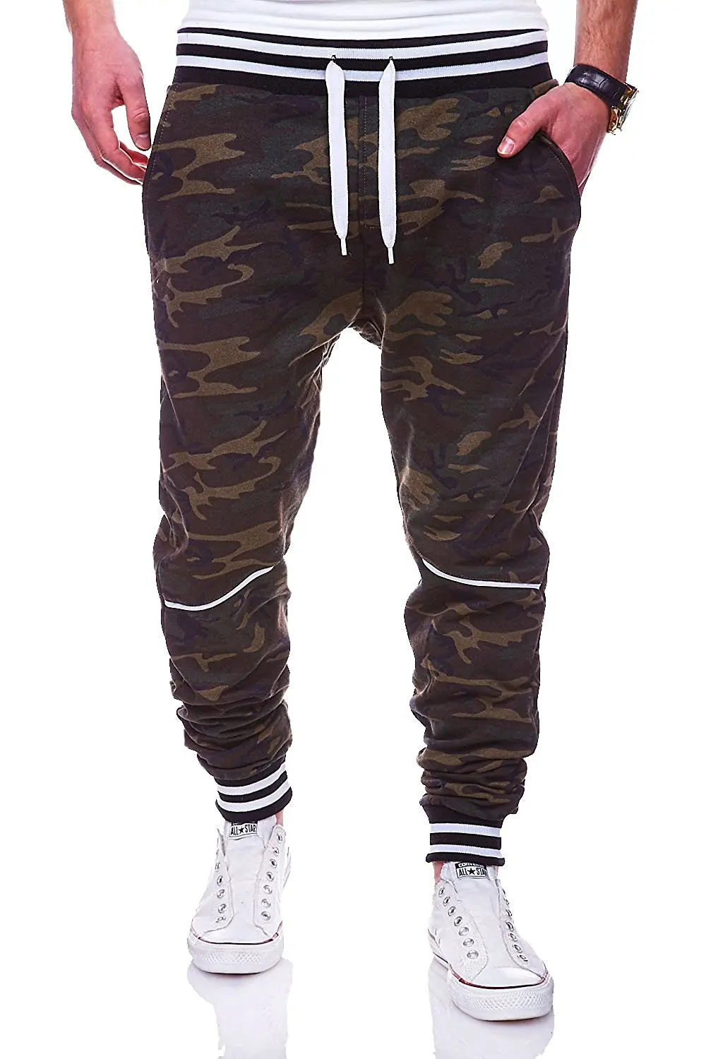 

Brand Men Pants Hip Hop Harem Joggers Pants 2018 Male Trousers Mens Joggers Camouflage Pants Sweatpants Plus Size 4XL