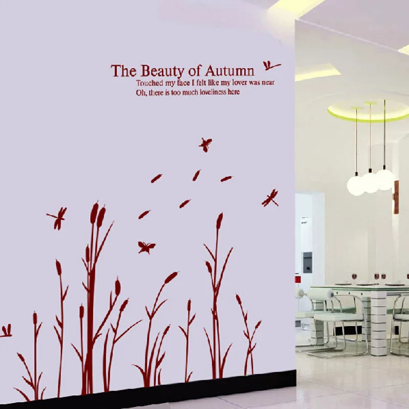 The original wind wall stickers room porch corridor decorates wall