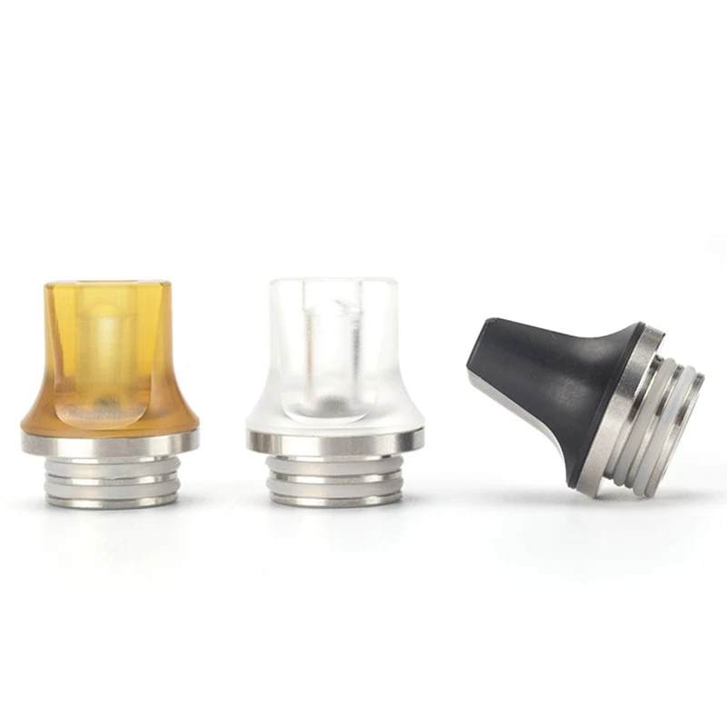 

Coil Father 1pc 810 Fat PEI Drip Tip POM Material For 810 Atomizer Convertor E Cigarette Accessories New Arrival