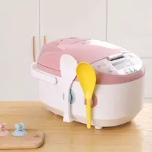 Portable New 2pcs Rice Spoon Storage Pot Lid Shelf Holder Wall Mouted Type Kitchen Decor Tool Rice Cooker Spoon Stand Holder Portable New 2pcs Rice Spoon Storage Pot Lid Shelf Holder Wall Mouted Type Kitchen Decor Tool Rice Cooker Spoon Stand Holder