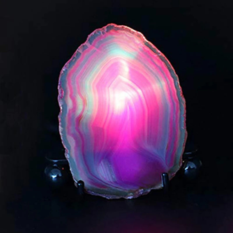 

Health Small USB Agate Real Himalayas Salt Crystal Rock Lamp Good for Mineral Negative Ionic Stone Lava Salt Light Decor