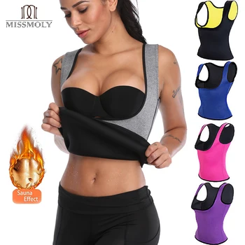 

Neoprene Sweat Sauna Body Shaper Waist Trainer Shaperwear Weight Loss Waist Corset Top Thermo Slimming Vest for Women
