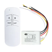 220V 1 2 3 Ways Wireless ON OFF Lamp Remote Control Switch Receiver Transmitter New Arrival