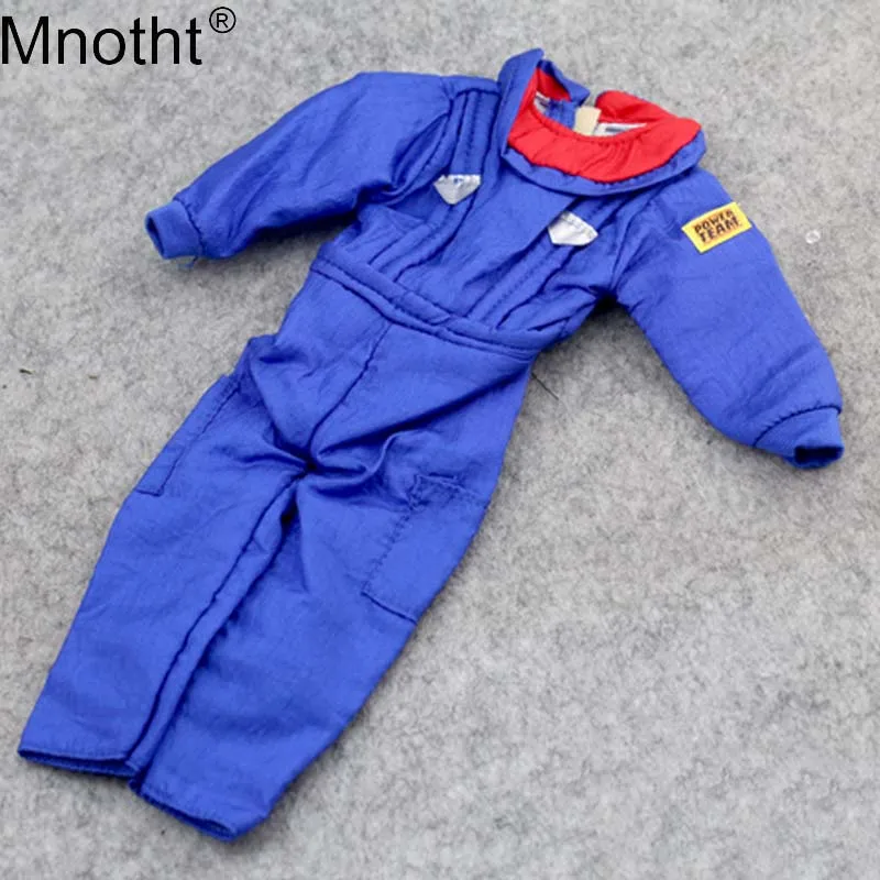 Mnotht масштаб 1/6 синий + красный локомотивный комбинезон одежда/пальто игрушка
