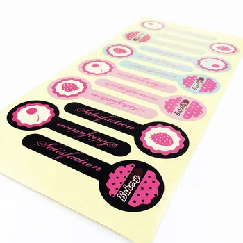 

600pcs/lot Sweet color Lollipop design "Statisfaction" print Adhesive Kraft Baking Seal Sticker Gift Label Stickers DIY Work