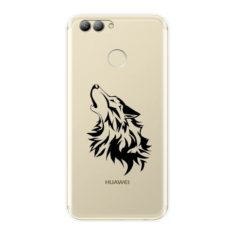 Чехол для телефона Huawei Nova Smart Lite 2017 силиконовый чехол крутой волк животное мягкая