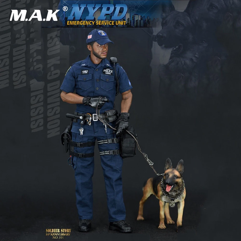 Collection 1/6 Full Set Male Soldier Emergency Service Unit SS101 NYPD
