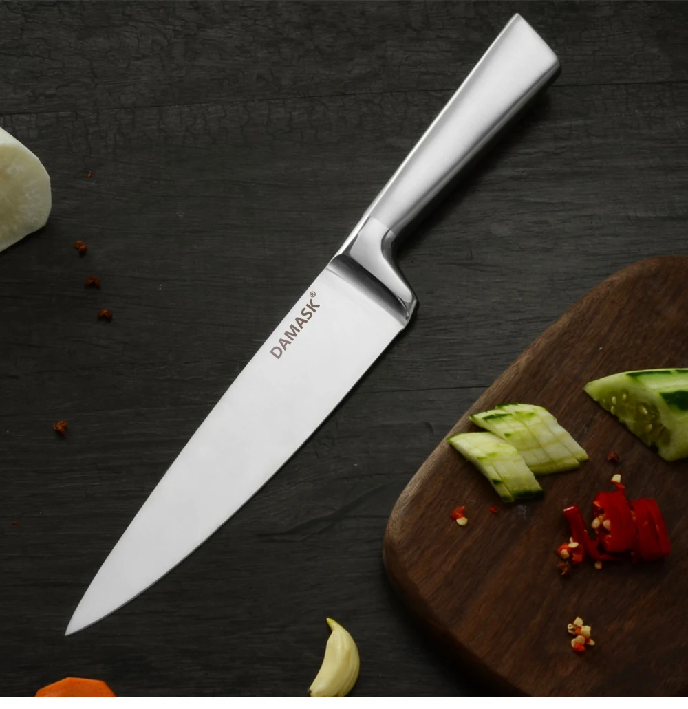 Дамаск Gyutou фруктов, универсальный нож Santoku для нарезки хлеба кухонные ножи шеф-повара набор Нержавеющая сталь Ножи комплект мясо аксессуары Cleaver