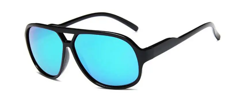 Европейские и американские модные тренды новые детские солнцезащитные очки крутые повседневные спортивные солнцезащитные очки зеркальные Детские двойные лучевые очки - Цвет линз: 4