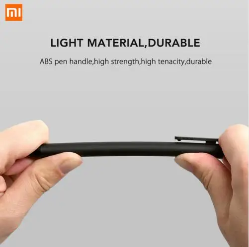 10 шт./лот Xiaomi Mijia KACO ручка 0,5 мм шариковых ручек ядро прочный Подписание Pen заправлять черными чернилами школьные записи