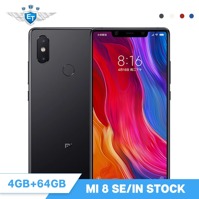 В наличии оригинал Xiaomi mi 8 SE 4 ГБ 64 мобильный телефон 5 88 '' полный экран