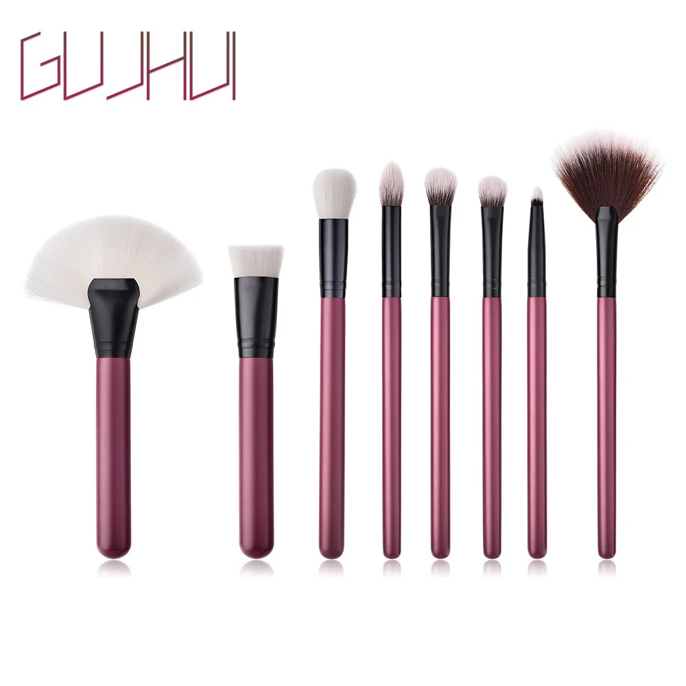 

8PCS Wood Handle Synthetic Cosmetic Professional Makeup Brushes Set