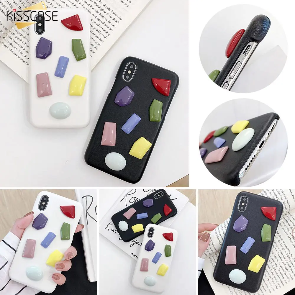 KISSCASE Phone Case For Huawei P30 P20 Pro Mate 20 Nova 3 3i 4 Luxury Geometric Square PC Cases Honor 10 V20 Play 8X Funda |