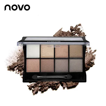 

Shimmer Matte Natural Fashion Eye Shadow Make Up Light Eyeshadow Cosmetics Set With Brush 8 Colors Eye Makeup Palette