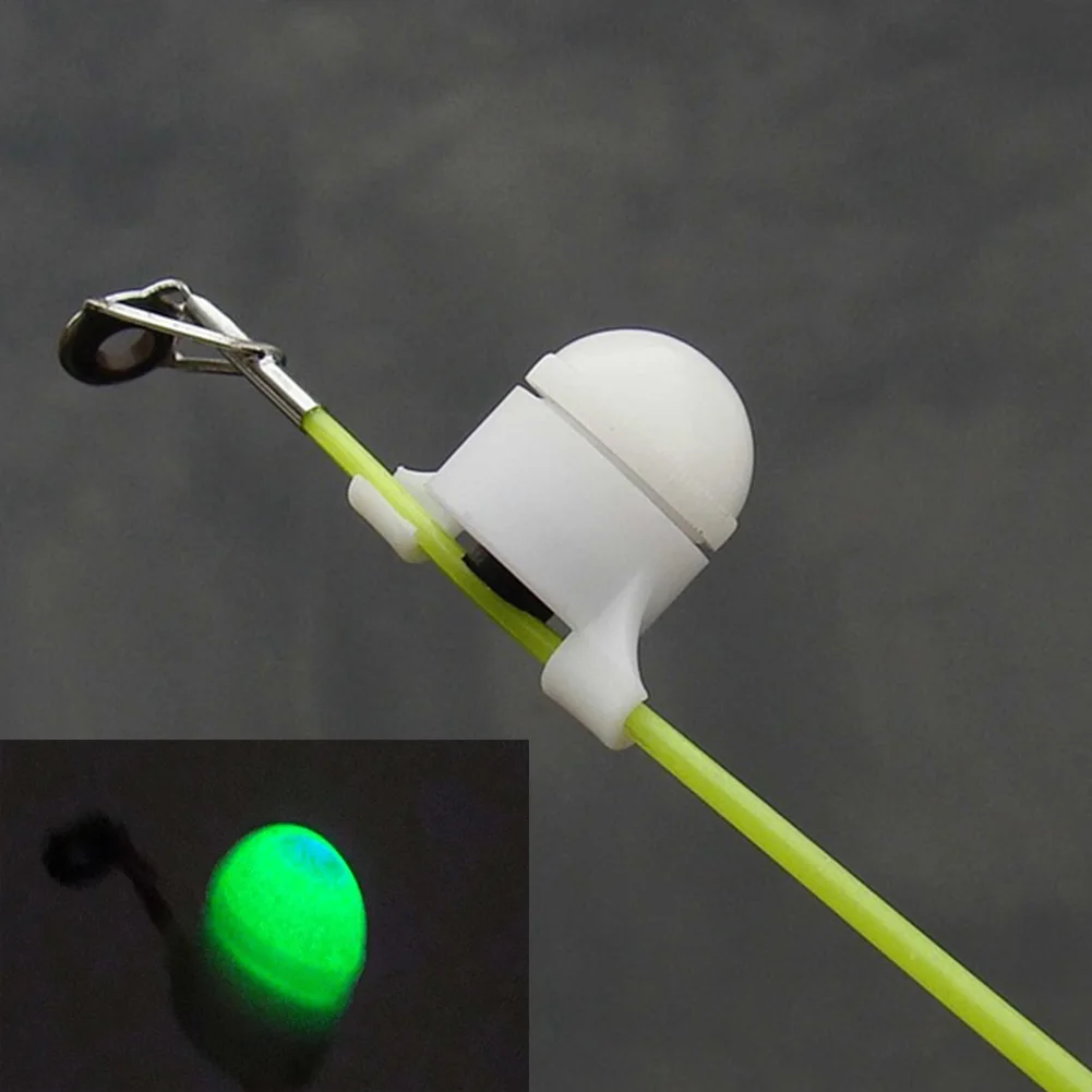 Пластиковый ночной мигающий светодиодный сигнальный светильник, звуковая удочка, приманка для рыбы, сигнальный звонок для удочки