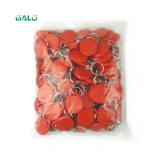 100 шт. Rfid тег 125 кГц Близость RFID карты брелоки контроль доступа смарт-карты синий желтый красный