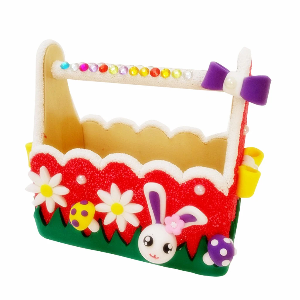Special Design Money Boxes Wooden Basket House Pen Container Pattern handmade wooden Craft For Painting Popular Kids Gifts