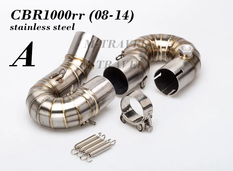 motorcycle exhaust link pipe