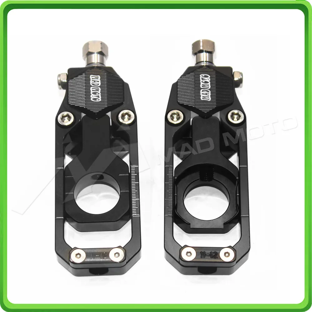 Motorcycle Chain Tensioner Adjuster fit for KAWASAKI Ninja ZX6R ZX-6R ZX 636 ZX636 2013 2014 2015 2016 Black (1)