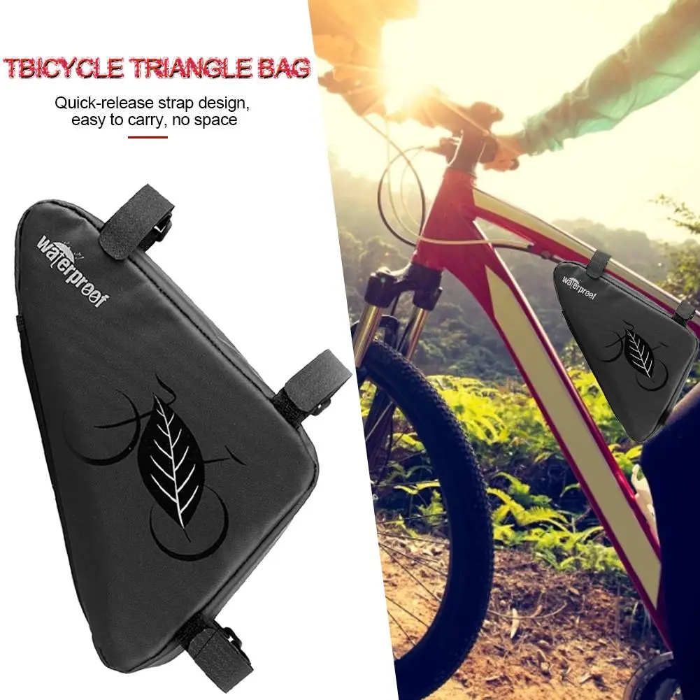 Clearance Waterproof Bicycle Bag Triangle Bag Beam Package Mountain Bike Kit Saddle Bag On Tube Bag Riding Equipment 22