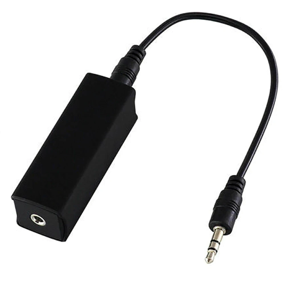 

Accessories With Cable Safe Car Audio Portable Speakers Ground Loop Anti-interference Durable Noise Isolator Home Stereo Aux ABS