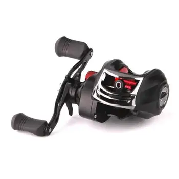 

None 12+1BB Metal Baitcast Fishing Reel Right / Left Hand 8.1:1 Long Shot Lure Fishing Reel