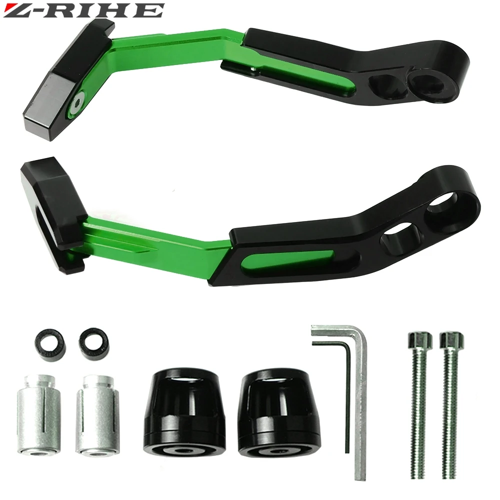 범용 7/8 22mm 오토바이 핸들 바 브레이크 클러치 레버 보호대 가와사키 Z650 용 NINJA 650R/ER-6F/ER-6N Z800 Z1000