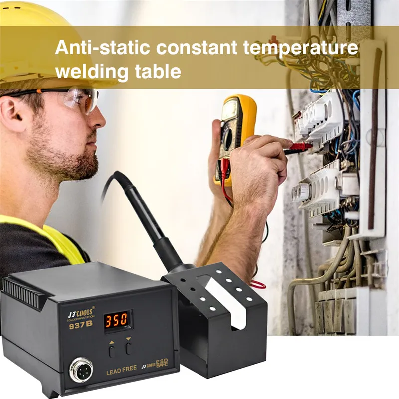 Digital Soldering Station Electronic Welding Iron Ceramic Quick Heating Rework Station Pluggable Temperature Control Tools hakko (7)