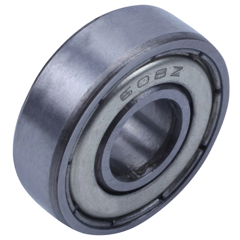 

10 pcs Ball Roller Skateboard Blade Bearings Wheels Silver 608ZZ