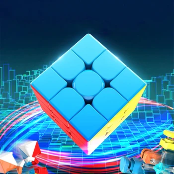 

3x3x3 Non Sticker Fadeless Waterproof Magic Cube Profession Competition Speed Twist Magic Cube Puzzle Education For Kid Toy Gift