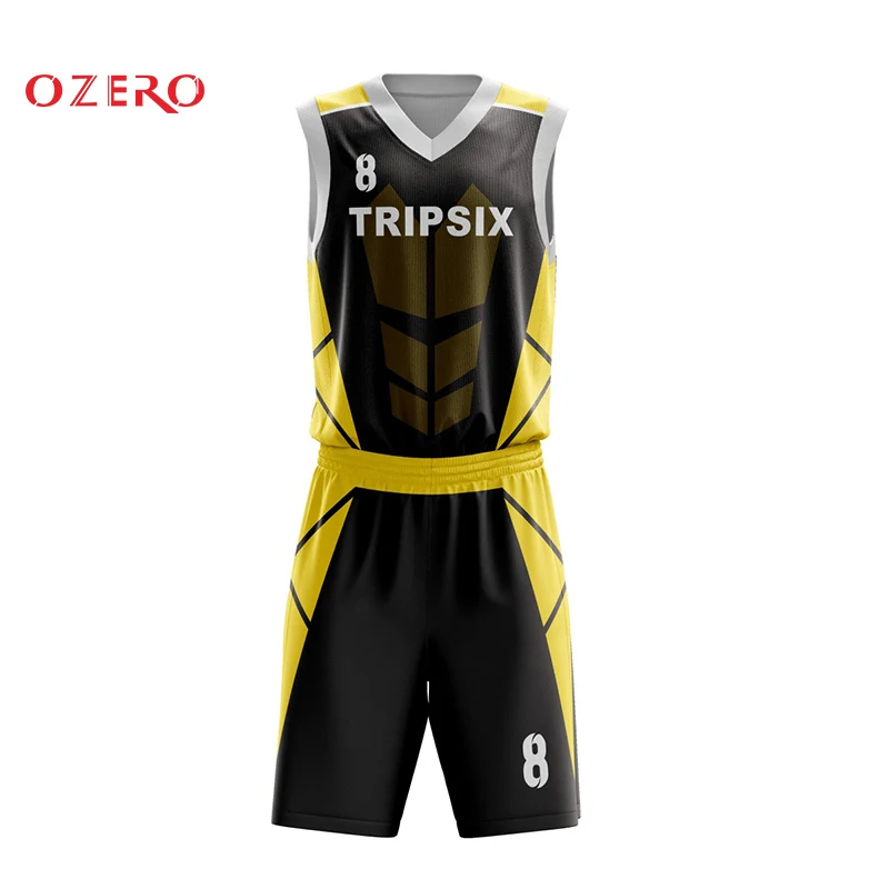 basketball jersey black and yellow 