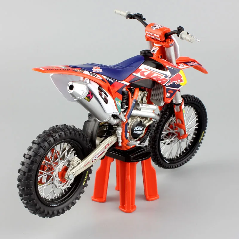 1/12 масштаб automaxx Дети № 5 Ryan Dungey SUPERMOTO KTM SXF450 Мотокросс Мотоцикл литье под давлением металлическая модель гоночной машины dirt bike автомобиль игрушки