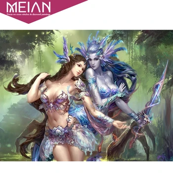 

Meian 5D,DIY,Diamond Painting,Women,Diamond Embroidery,3D,Cross Stitch,Needlework,Diamond Mosaic,Home Decoration,Christmas Gift