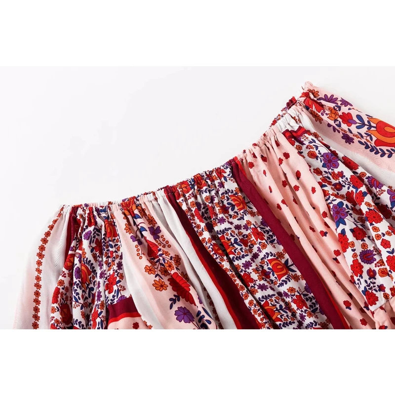 Boho платья в богемном стиле с цветочным принтом рукавом три четверти бохо платье