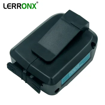 

LERRONX NEW USB Port 14.4V 18V Lithium Rechargeable battery Charger for Makita LXT Series ADP05 Cordless Power converter adapter