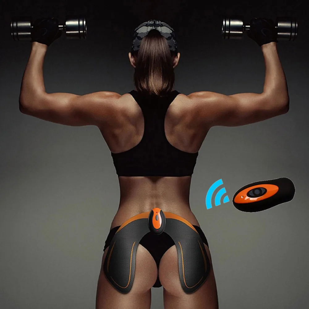 EMS Intelligent Hip Trainer Buttocks Lifter Enhancer Pad Lifting Up Fitness 10 Gears Massager Waist Body Slim Beauty Machine USB