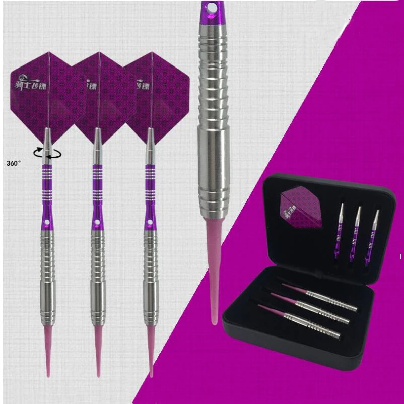 

3 pieces / 19 g / 147 mm competition level 19 g 90% tungsten steel electronic darts soft darts set