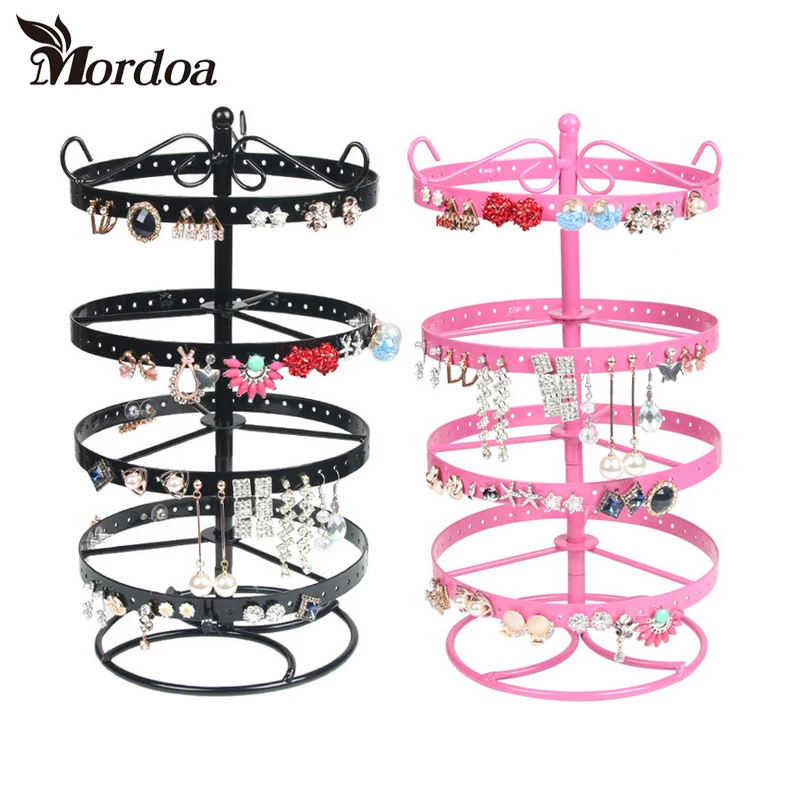 

Mordoa Earrings Stud Pendant Holder Frame 4 Layers Each Layer of 47 Hole Total of 188 Booths Fashion Display Rock Display Shelf