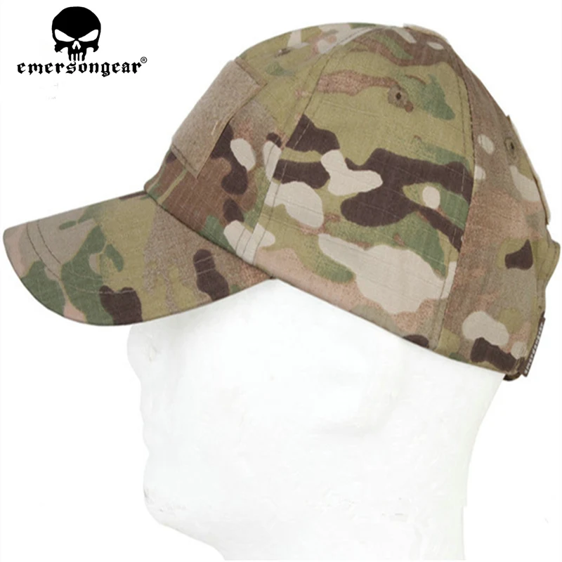 Baseball Cap Camouflage Hat Tactical Hat Multicam EMERSON Baseball Cap Tactical Cap Anti-scrape Grid Fabric camouflage MC EM8560 Hunting Caps