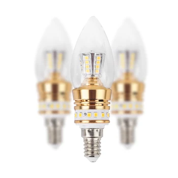 

UP And Down Light-Emitting Umbrella Bulb AC175-265V 8W 2800-3000K Warm White 5pcs/Lot Bright Home Bedroom Lighting E14 LED BULB