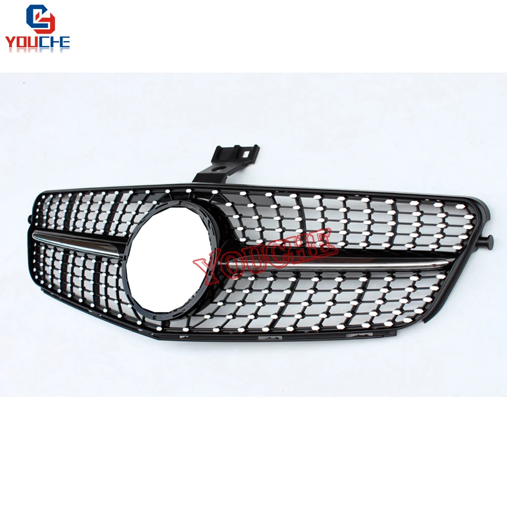 W204 GT Diamond Grill C63 AMG Style передняя решетка капота для Mercedes C C180 C200 C250 C300 C350 2008