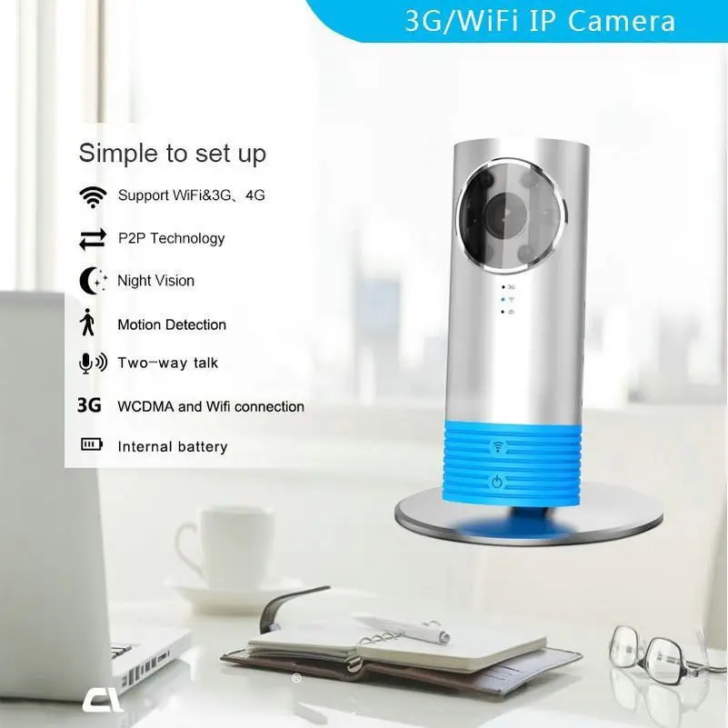  Visione Notturna Baby monitor Wireless Mini IP baby Monitor Con Rilevamento macchina fotografica De