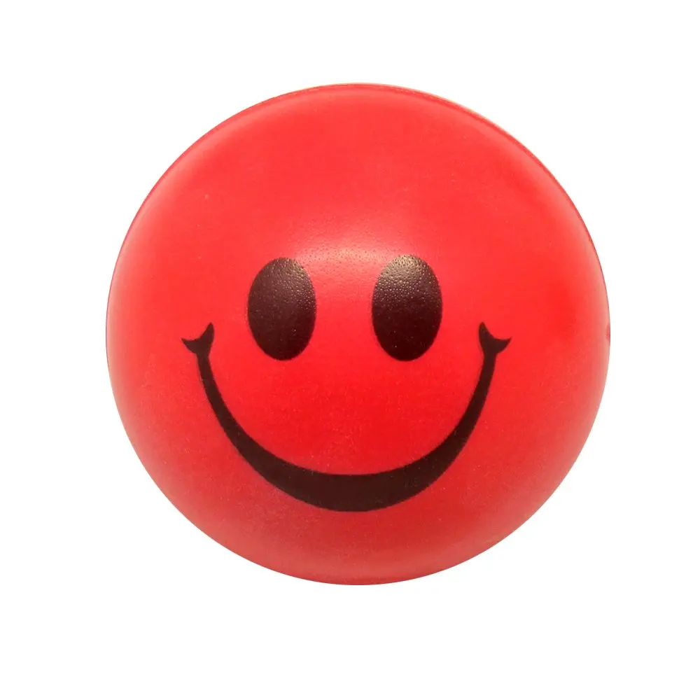 MACH Happy Red Smile Face надувной мяч