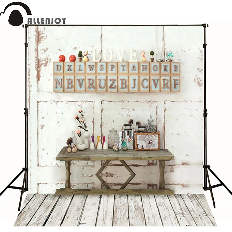 

300*600cm(10ft*20ft) background studio Wooden wall letters LOVE photography backdrops