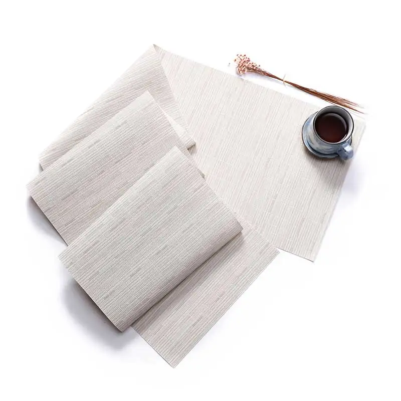 

Various Colors Eco-Friend Washable Imitated Linen Table Cloth Placemat Plastic Table Runner For Wedding Party Table Decoration