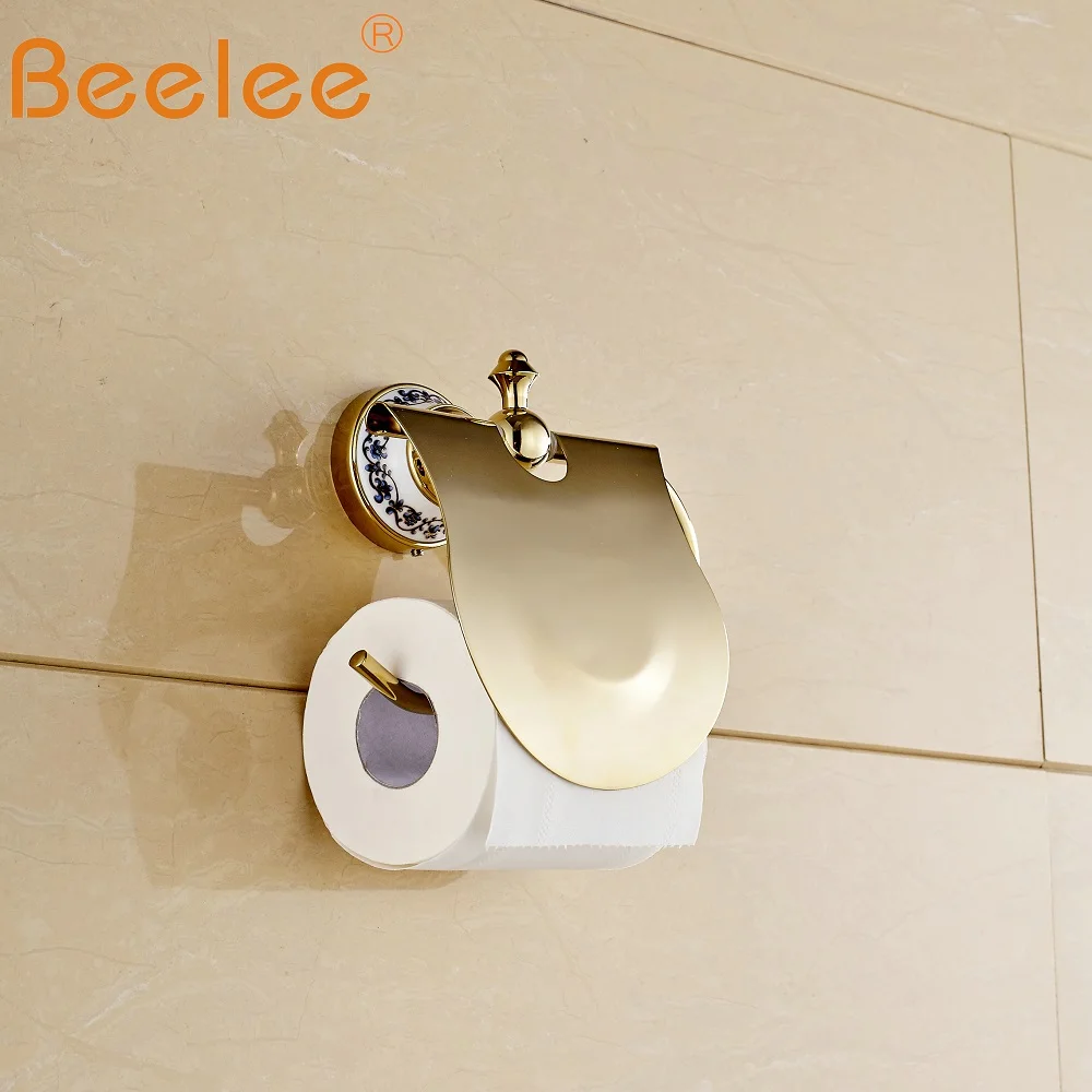 Beelee держатель для туалетной бумаги/держатель бумаги из твердой латуни настенный